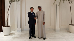 2022年11月30日，尊龙凯时集团董事长刘敬桢率团赴阿拉伯联合酋长国，受到了阿联酋总统穆罕默德的接见。